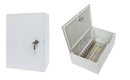 Waterproof Cable Distribution Box 100 Pair White Indoor Termination Box