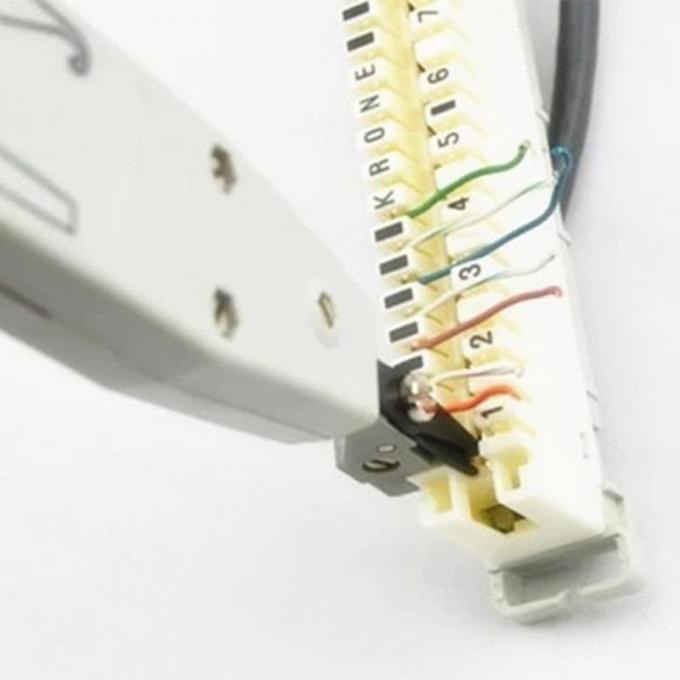 Durable Gray Network Punch Down Tool For Krone Module 45 Degree IDC Tool