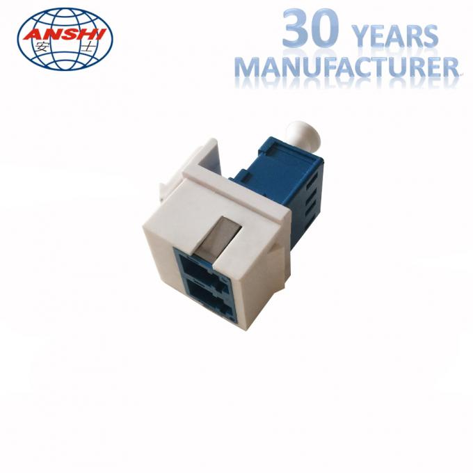 RJ45 Fiber Optic Accessories LC Singlemode Keystone Coupler