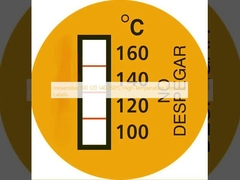  Irreversible 100 120 140 160℃ High Temperature Sensitive Labels