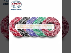 Indoor White Red Telephone Cable 2 Core 0.5mm PE Insulated Jumper Wire 