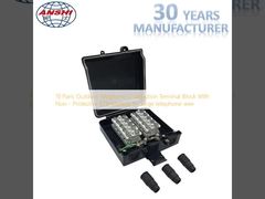 10 Paris Outdoor Telephone Distribution Terminal Block With Non - Protective STB Module for large telephone wire