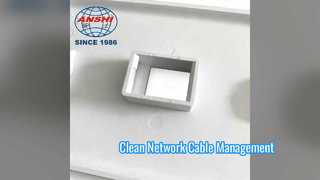 ANSHI RJ45 Wall Plate Easy Network Cable Management