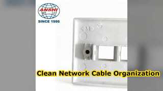 ANSHI US Standard Wall Plate Network Solution