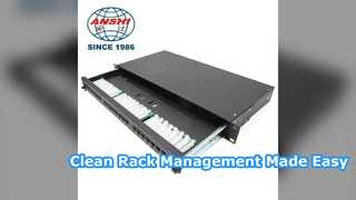 24 Port Cat5e Patch Panel with Removable Drawer