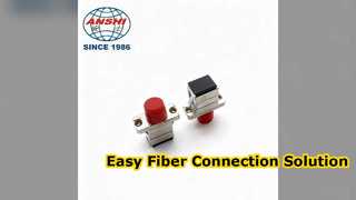 High Precision Fiber Optic Adapter SC LC ST Easy Setup