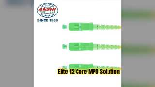 Elite MPO Fiber Patch Cord 12 Core G652D Network Solution