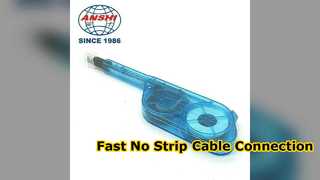 Fast 10 Pair Copper Cable Connector No Strip Tool
