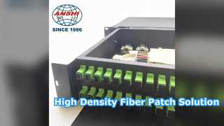 Efficient 48 Port Fiber Patch Panel Rack Mount Solution