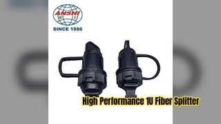 1U Rack Mount PLC Splitter High Performance Fiber Solution