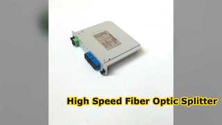 High Performance 1x8 Fiber Optic PLC Splitter for FTTH