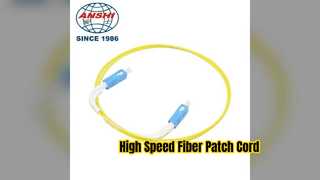 High Performance SC SC Fiber Optic Patch Cord Solution