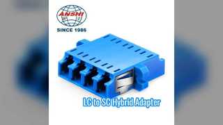 LC to SC Hybrid Fiber Optic Adapter High Performance Coupler