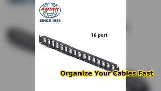 12 Port 1U Patch Panel Organize Your Network Cables