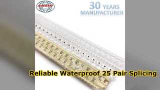 Waterproof 25 Pair Gel Filled Splicing Module Solution