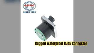 Industrial Waterproof RJ45 Panel Mount Socket Solution