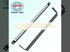24 Port 0 5U Empty Patch Panel Space Saving Network Rack