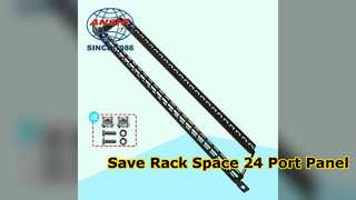 24 Port 0 5U Blank Patch Panel Space Saving Rack Solution