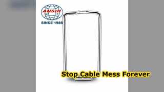 Durable Galvanized Steel Cable Management Ring for Racks