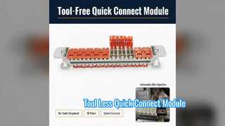 Tool Less Quick Connect Module for High Speed Networks