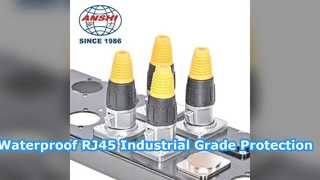Waterproof RJ45 Ethernet Connector Industrial Grade Solution