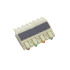 110 IDC Terminal Block For Telecommunication , Cat5e 4 Pairs 110 Connecting Block