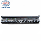19 Inch 1u Rack Mount Shielded Patch Panel 24 Ports Loaded Cat6a Stp With 24 Pieces Jack