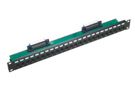 Rj21 To Rj45 Patch Panel 24 Port Cat5E 50 Micro For Networking / Cabling