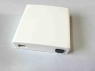 White ABS Material Optical Distribution Box 2 Ports Fiber Optic Faceplate