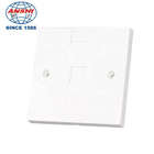 ANSHI Single Port Ethernet 86Type Keystone Faceplate Decoration Wall Plate