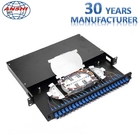 19 Inch Rack Mount Type SC / APC ODF Optical Distribution Frame with Pigtail Fiber Optic Patch Panel
