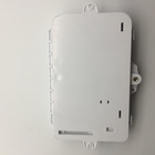 6 Cores FTTH Fiber Optic Outdoor Distribution Box Wall Mount With Screw Lock