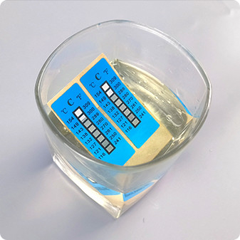 Non-Reversible Temperature Sensitive Label 37-65℃ 8 Level