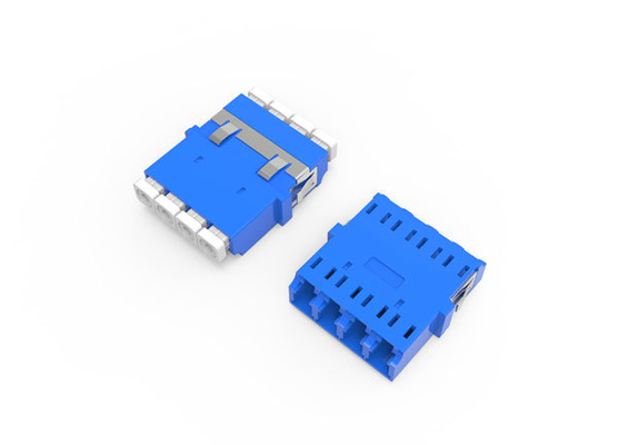 Fiber Optic Adapter LC APC UPC Flangeless Quad