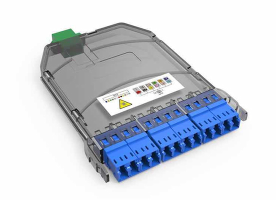 1U Rack Mount 144 Cores Fiber Optic Patch Panel MPO MTP LC