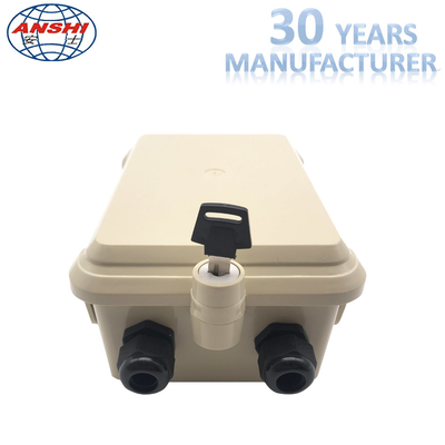 Telecom Distribution Box 10 / 20 / 30 Pair , Waterproof White FTTH Termination Box
