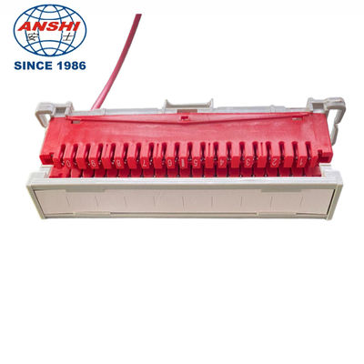 OEM ODM Krone Compatible Grounding Module 10 Pair Disconnection Module  IDC Telecom MDF Distribution