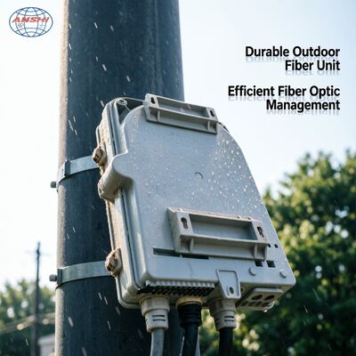 16 Cores PLC Cassette Type or 24 Cores adapter and pigtail Outdoor Fiber Distribution Box