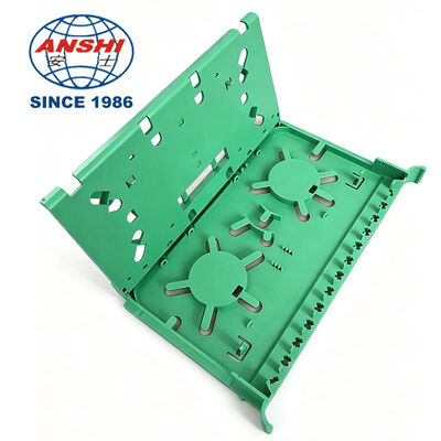 Factory Wholesale 12 Core 24 Core Fiber Direct Splice Tray Eco-Friendly ABS Telecom V3.0 ODF Integrated Fiber Splice Tray