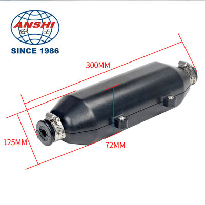 Mini Aerial Fiber Splice Closure 1 In 1 Out, 12/24 Core Optical Cable Joint Box, Fiber Splicing Maintenance Enclosure