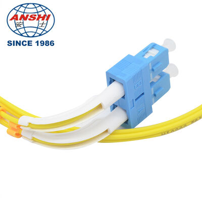Fiber Optic Patch Cord Pigtail, 90 Degree 45 Degree Bent Boot E2000 PCAPC LC SC ST SM Simplex/Duplex 2.0/3.0mm MT‑LC20001 for FTTH FTTB FTTX Network