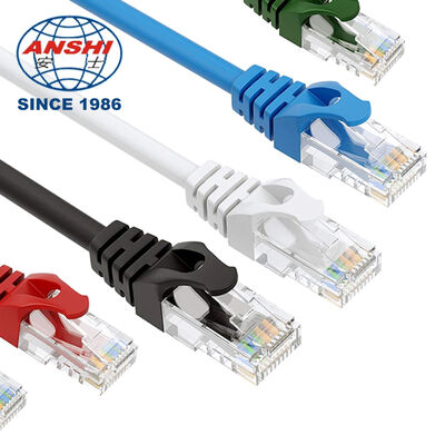 CAT6 RJ45 UTP Patch Cord 24AWG Black Bare Copper Network Ethernet LAN Cable