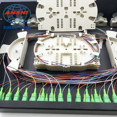 19" 1U Rack Mount Slide-out ODF Terminal Box 48 Ports SC LC Fibre Patch Panel Rackmount Enclosure Equipment 12-288 Core Capacity