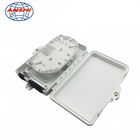 4 Cores 6 Cores FTTH Distribution Box Wall Mount With Screw Lock White Color