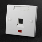 RJ45 Network Face Plate For Telephone / Workstation