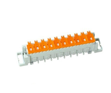 ABS / PBT LSA Plus Module Double Sided 10 Pair Krone Module Normal Closed