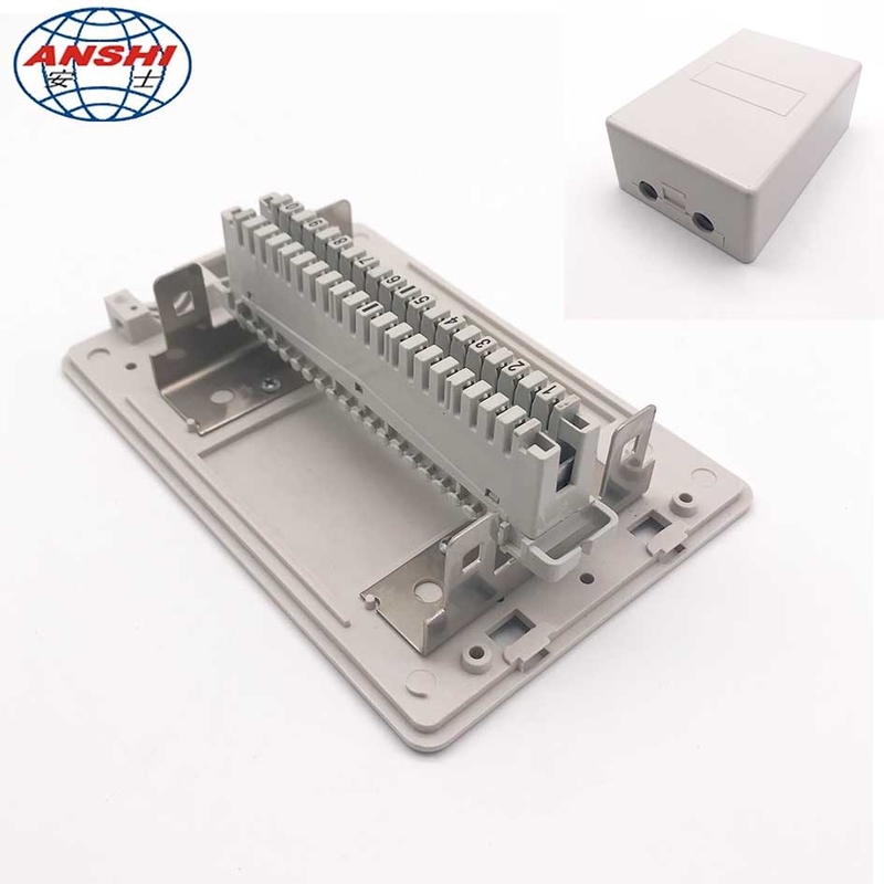 Network Cable Distribution Box 10/20/30 Pair Telephone Module Surface Mounting Insert Type
