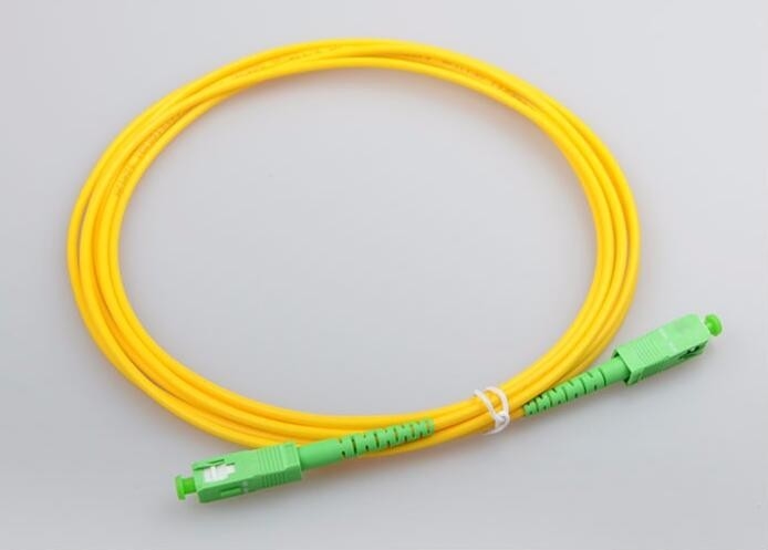 SC / APC - SC / APC 3m SM SX 2.0 3.0mm Patch Cable Optical Fiber Patch Cord LSZH