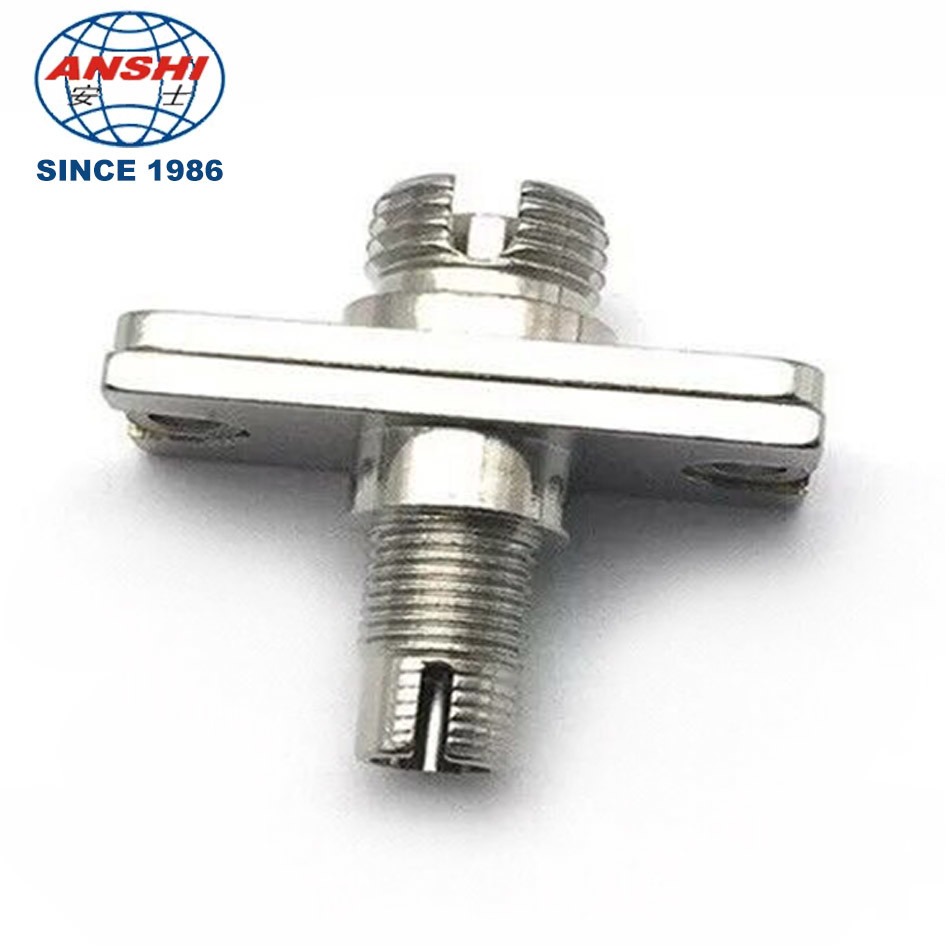 FC To DIN Simplex Fiber Optic Adapters Copper Material For Local Area ...
