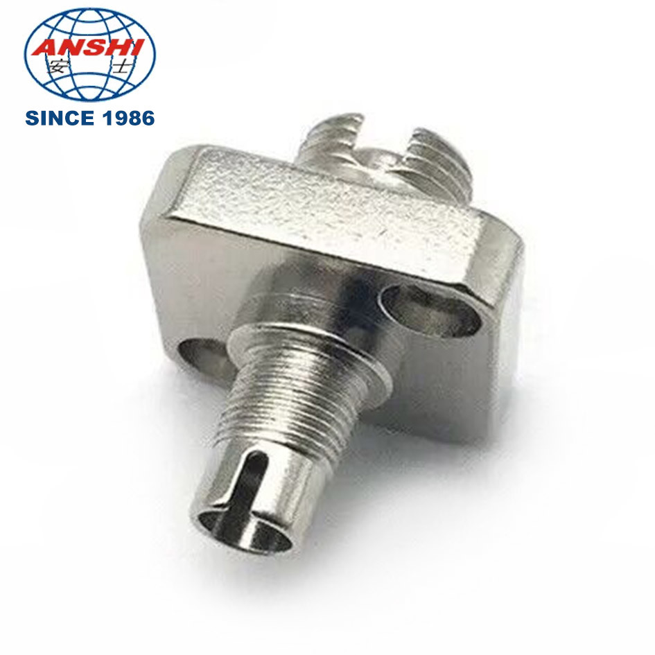 FC To DIN Simplex Fiber Optic Adapters Copper Material For Local Area ...